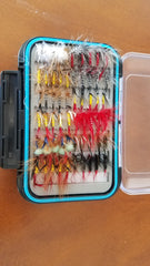 Flies Galore! 120 flies in a waterproof fly box