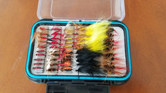 Flies Galore! 120 flies in a waterproof fly box