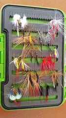 48 flies in a waterproof fly box