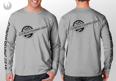 Long Sleeve Fishing Shirt with Cutbow Fishing Gear Logo