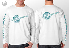 Long Sleeve Fishing Shirt with Cutbow Fishing Gear Logo