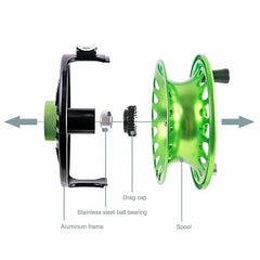 All CNC Timefly Reel, 5/6 wt