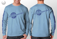 Long Sleeve Fishing Shirt with Cutbow Fishing Gear Logo