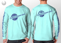 Long Sleeve Fishing Shirt with Cutbow Fishing Gear Logo